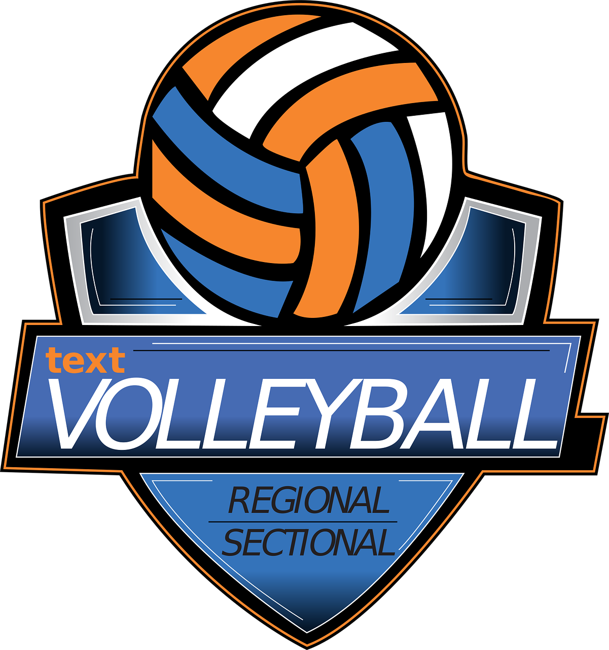 Detail Volleyball Logo Logo Volly Keren Nomer 4