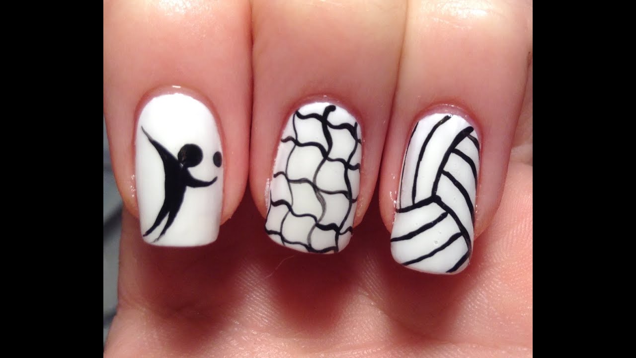 Detail Volleyball Nails Designs Nomer 3