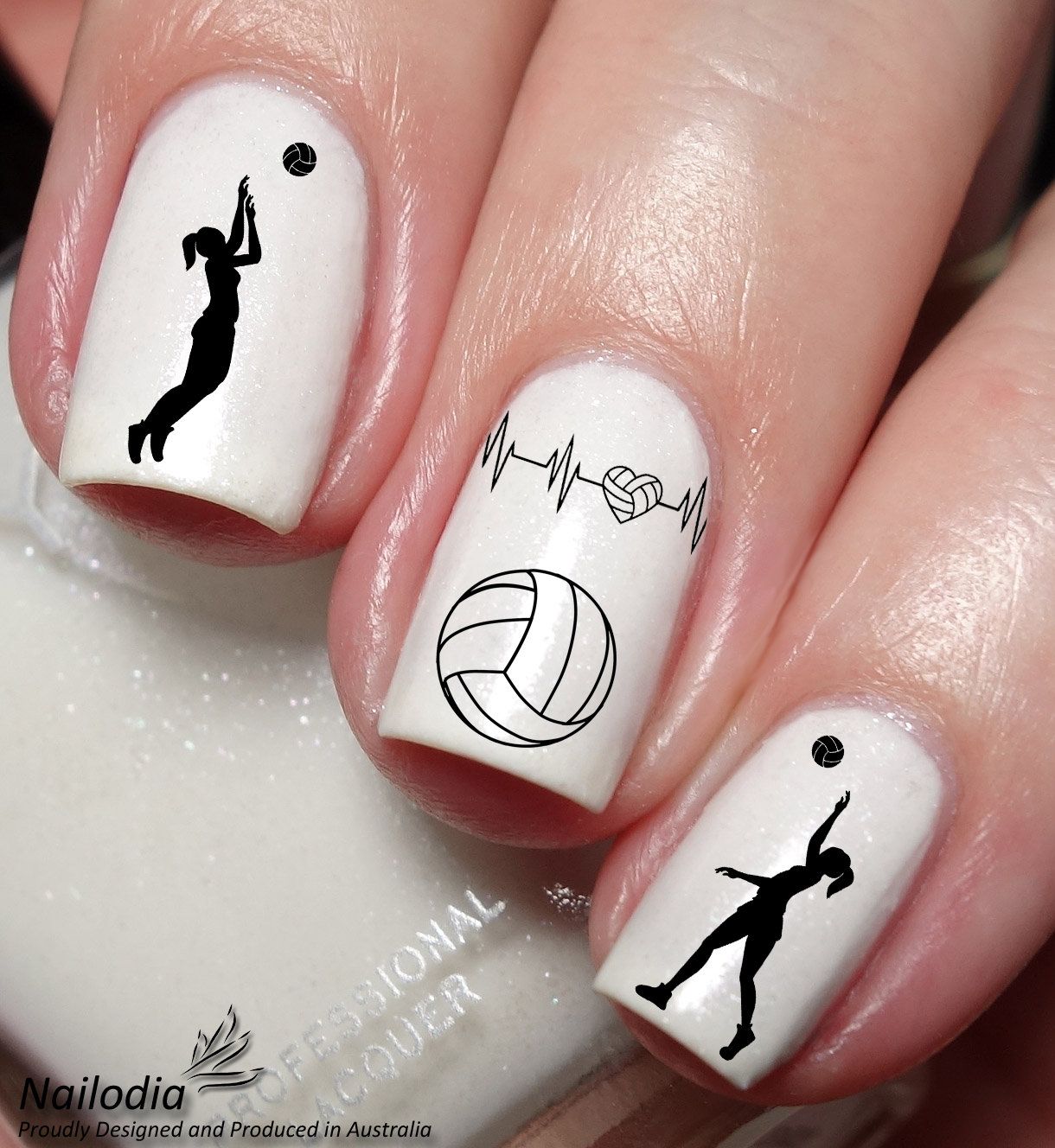 Detail Volleyball Nails Designs Nomer 7