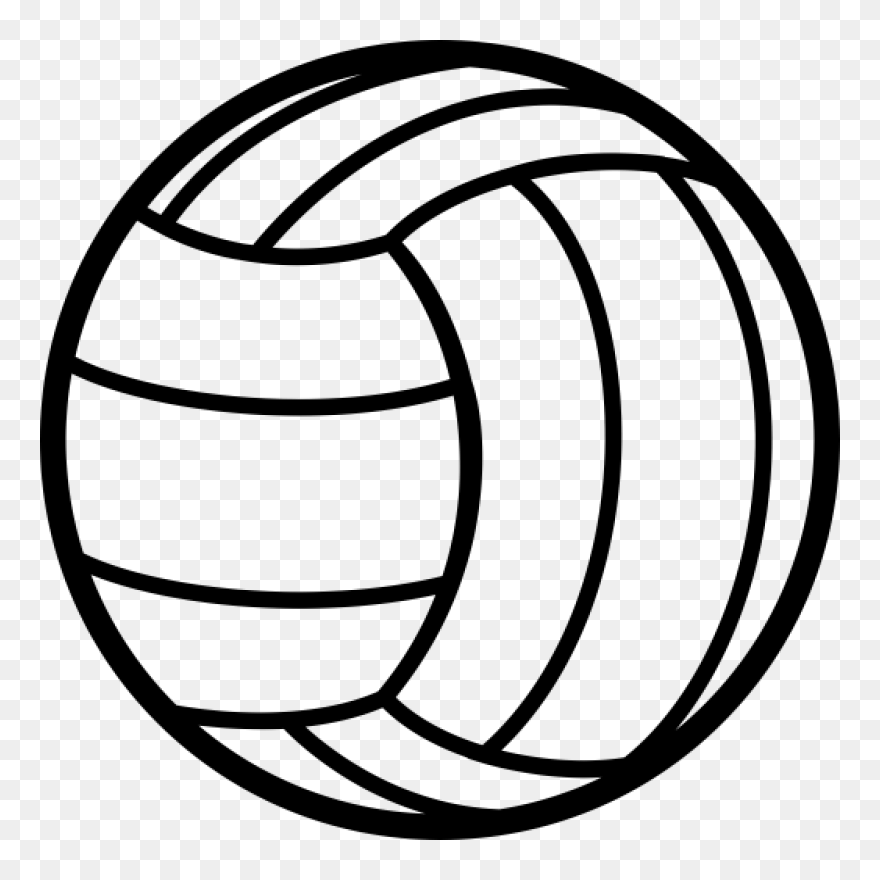 Detail Volleyball Outline Png Nomer 6