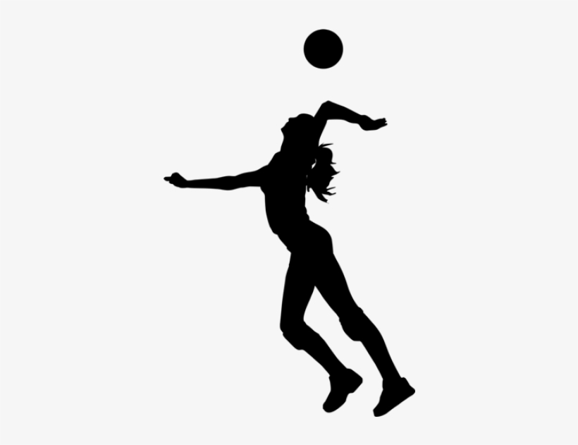 Detail Volleyball Player Silhouette Clipart Nomer 13