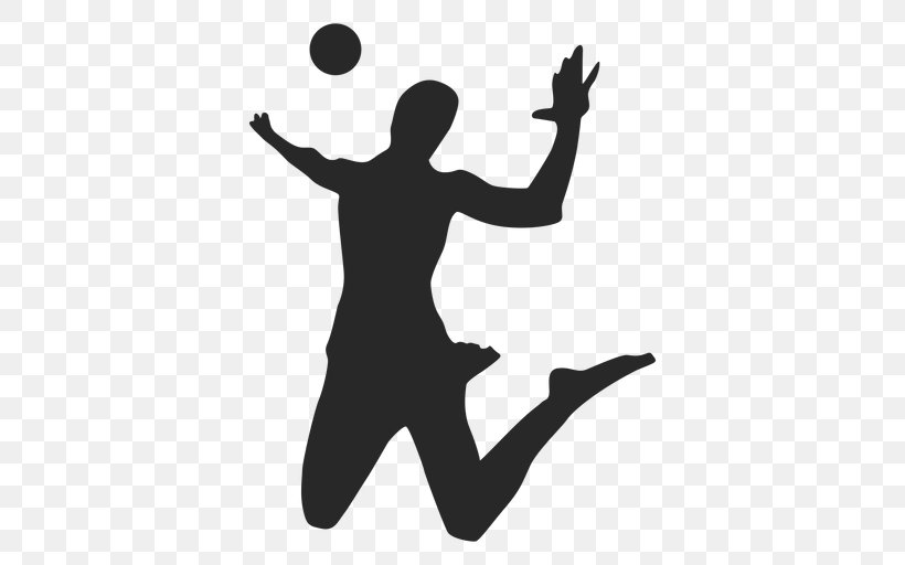 Detail Volleyball Player Silhouette Clipart Nomer 14