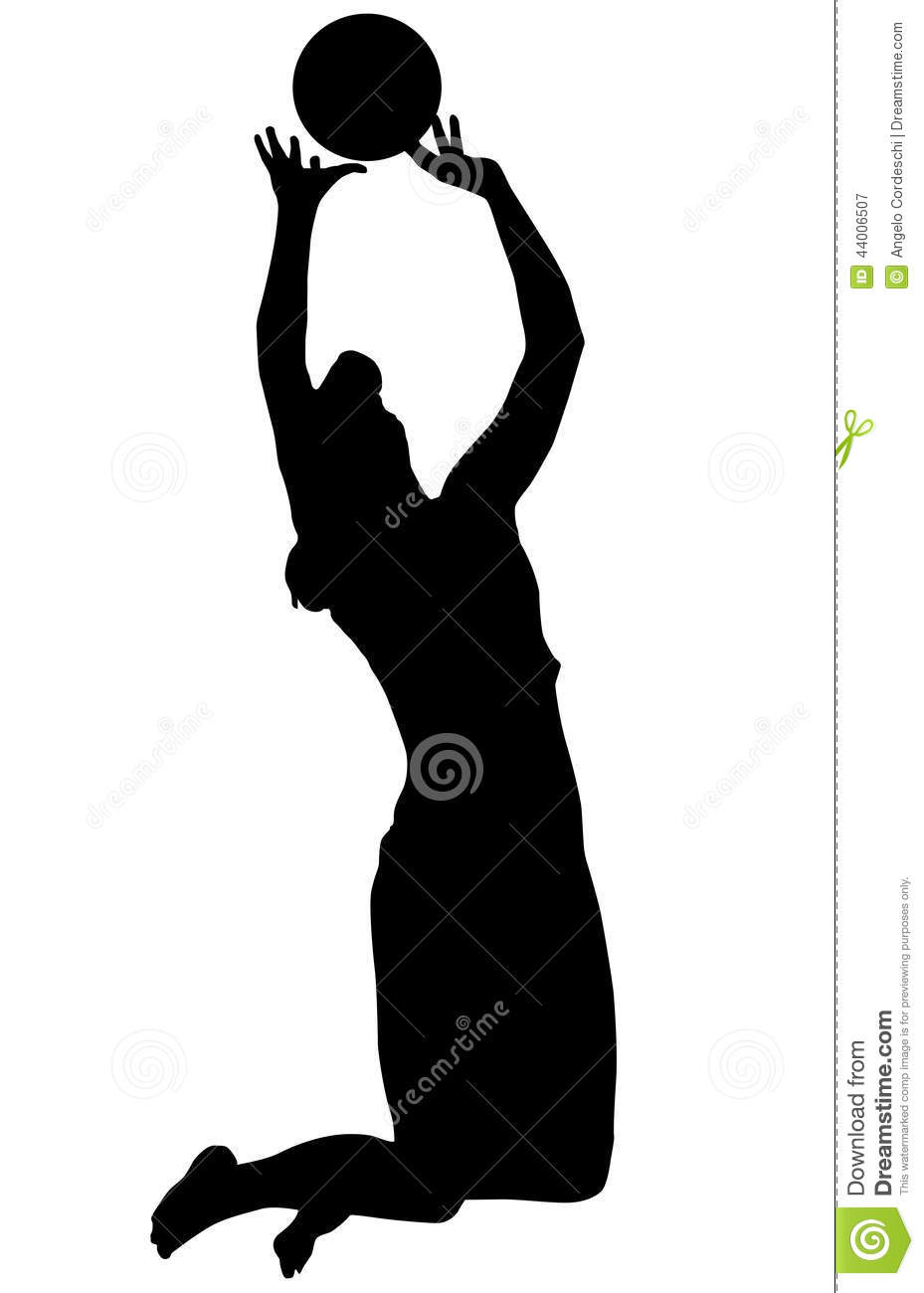 Detail Volleyball Player Silhouette Clipart Nomer 49