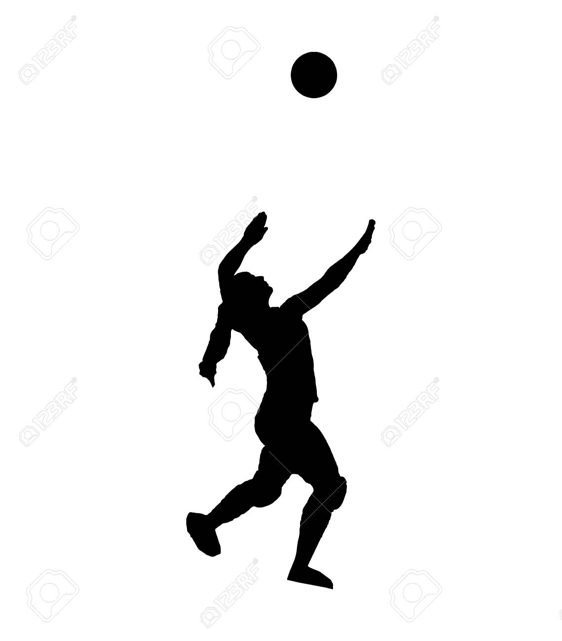 Detail Volleyball Player Silhouette Clipart Nomer 6