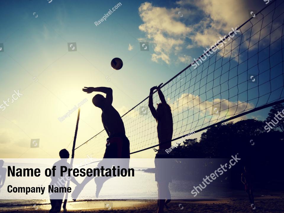 Detail Volleyball Template Powerpoint Nomer 11