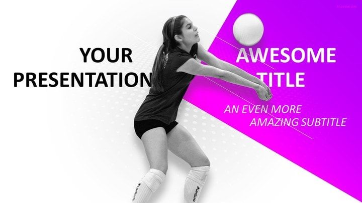 Detail Volleyball Template Powerpoint Nomer 15