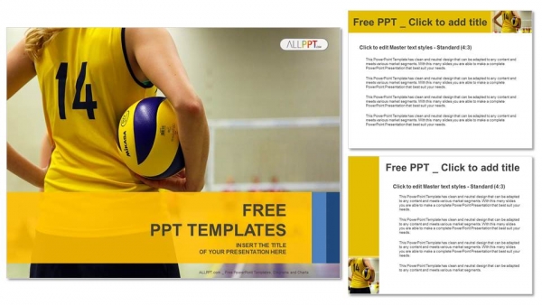 Detail Volleyball Template Powerpoint Nomer 17