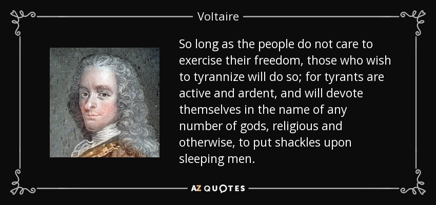 Detail Voltaire Quotes On Freedom Nomer 4