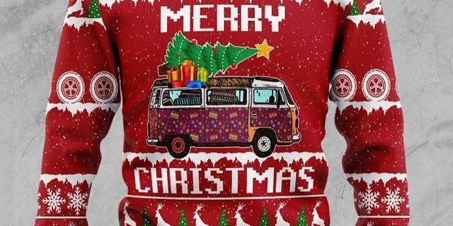 Detail Vw Bus Christmas Sweater Nomer 57