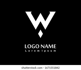 Detail W Logo Nomer 40