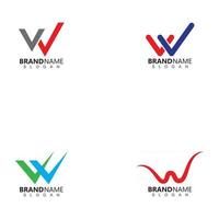 Detail W Logo Design Vector Nomer 54