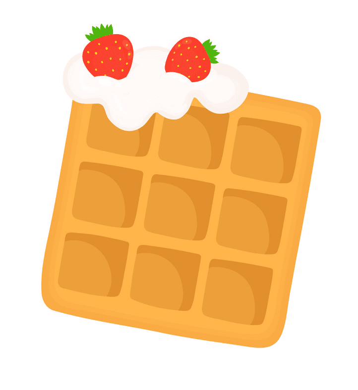 Detail Waffle Clipart Free Nomer 10