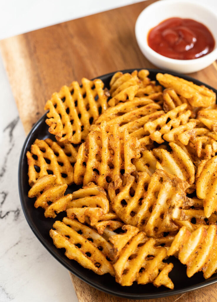 Detail Waffle Fries In Ninja Air Fryer Nomer 19