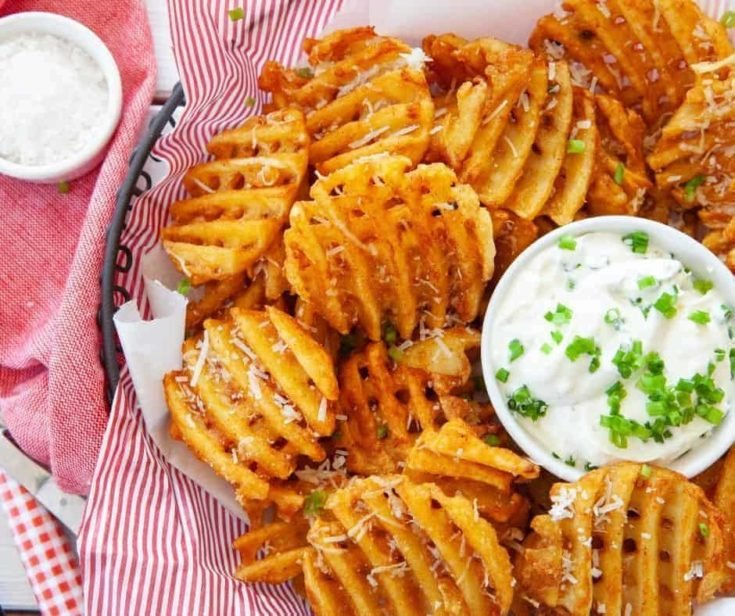 Detail Waffle Fries In Ninja Air Fryer Nomer 8