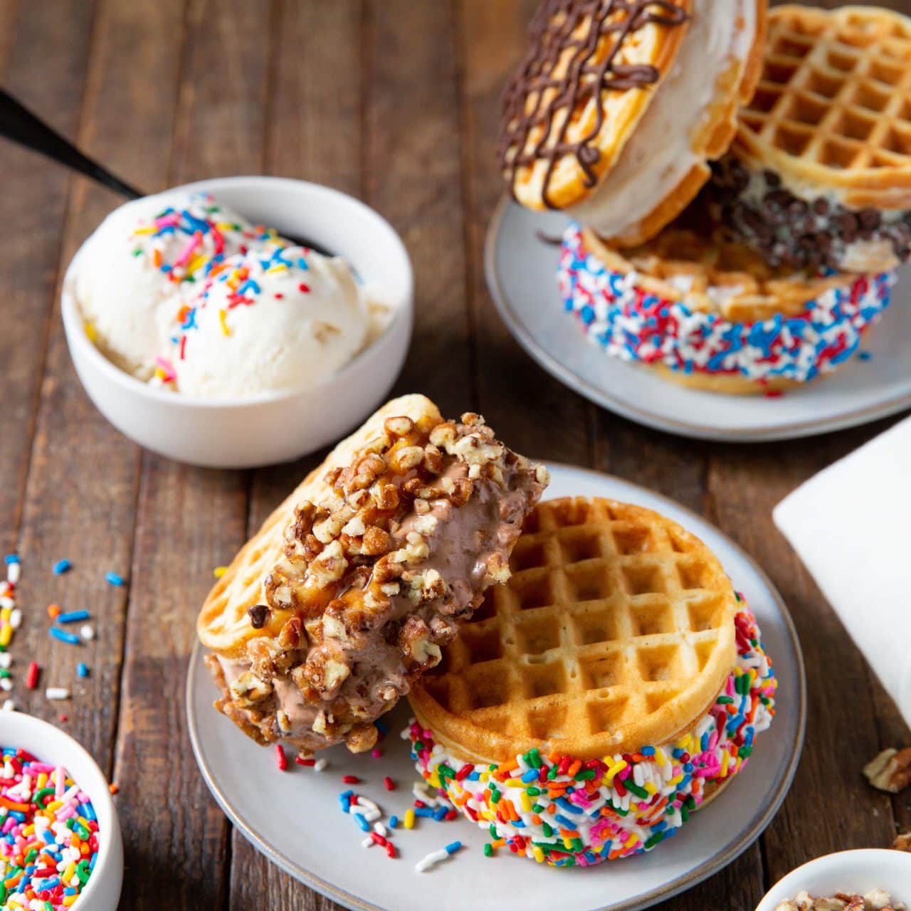 Detail Waffles And Ice Cream Nomer 2