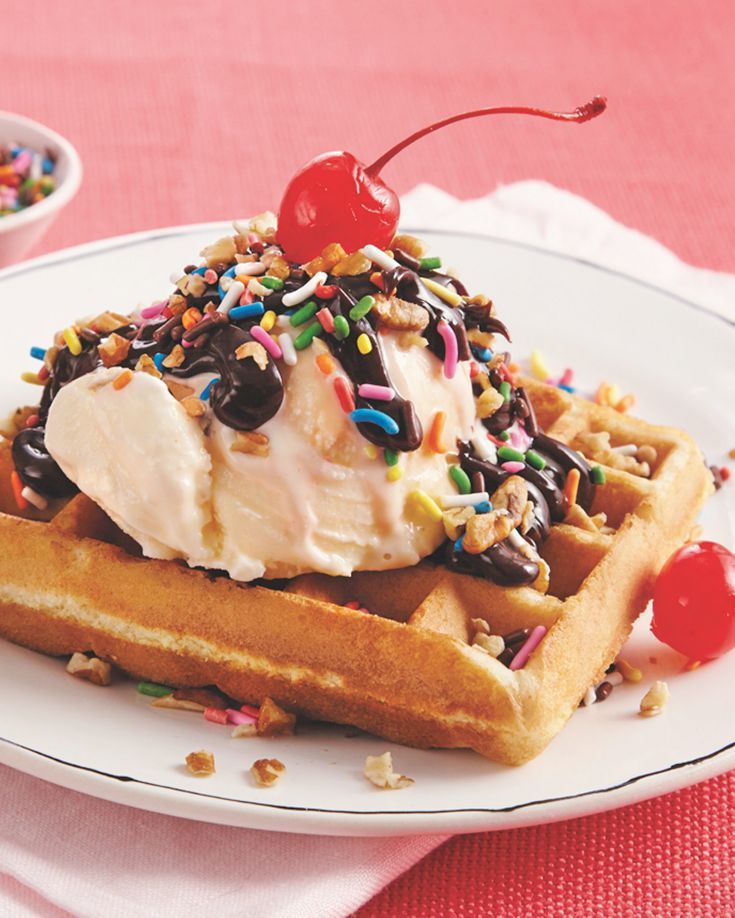 Detail Waffles And Ice Cream Nomer 18