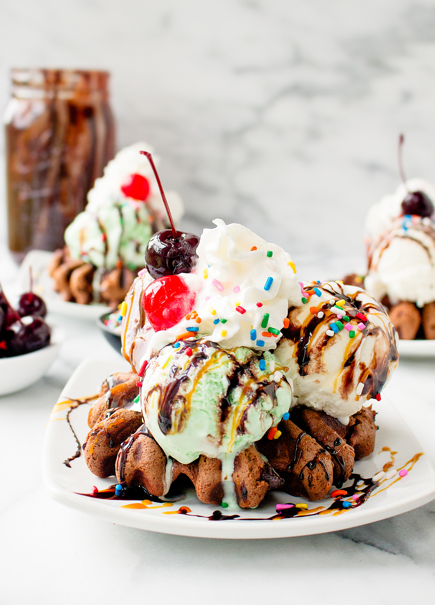 Detail Waffles And Ice Cream Nomer 24