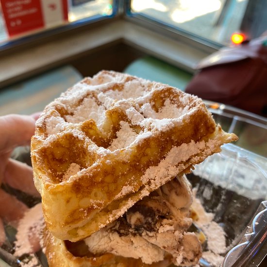 Detail Waffles And Ice Cream Nomer 56