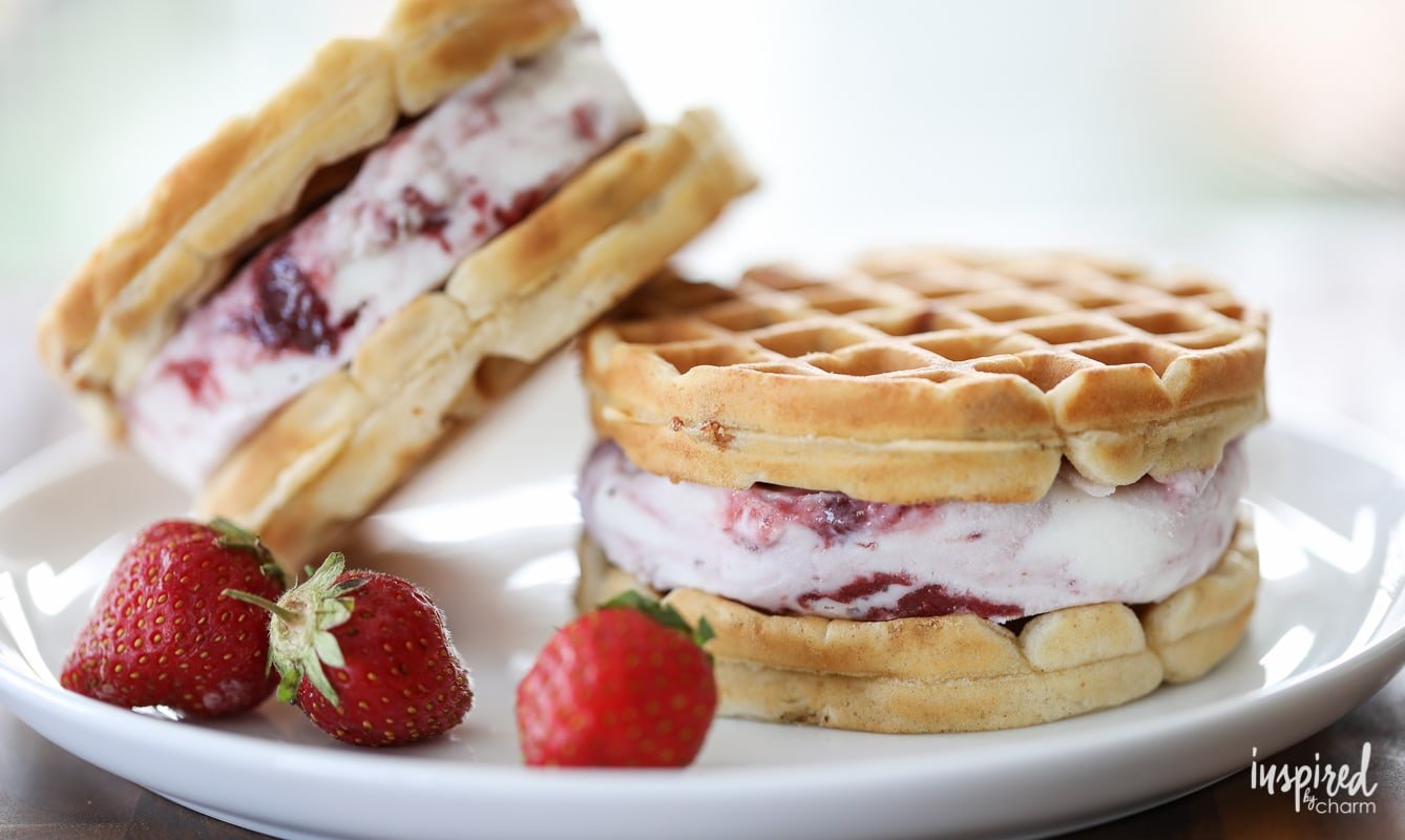 Detail Waffles And Ice Cream Nomer 8