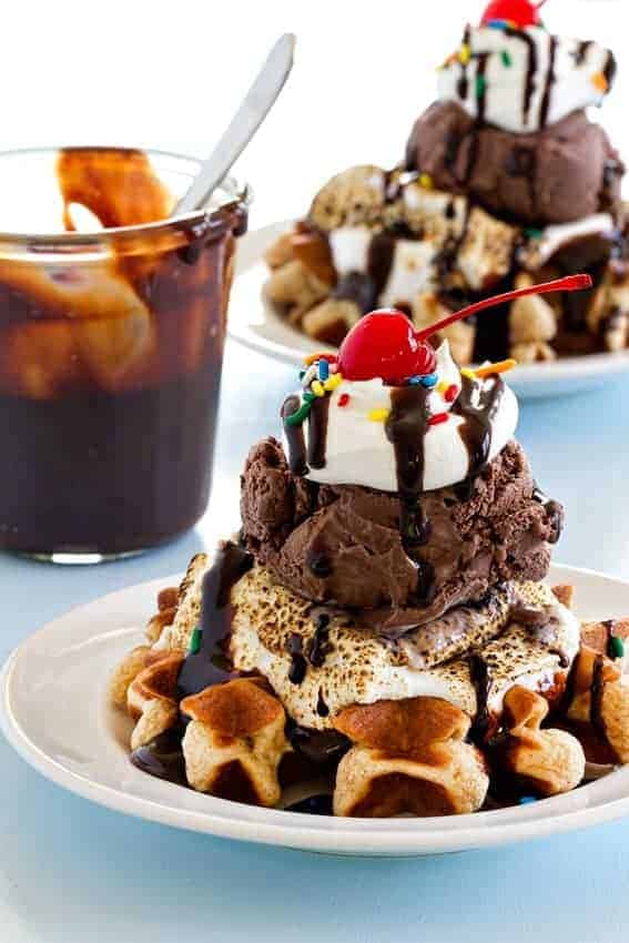 Detail Waffles And Ice Cream Nomer 9