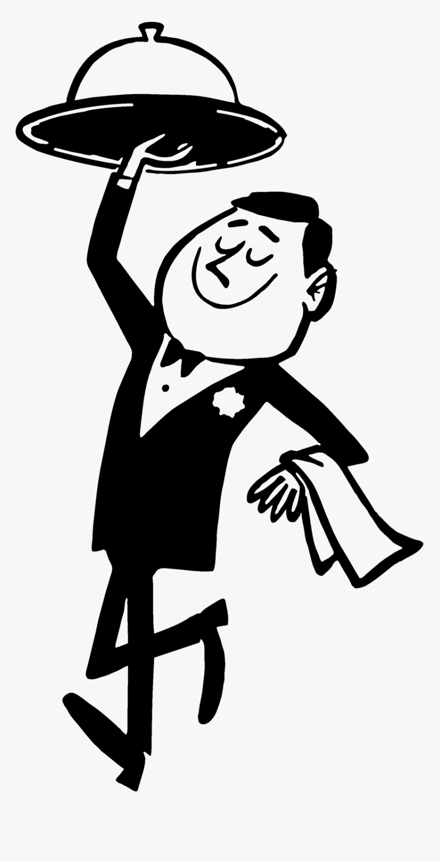 Detail Waiter Clipart Nomer 27