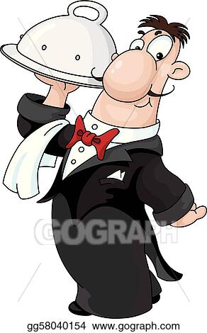 Detail Waiter Clipart Nomer 42