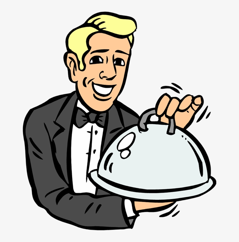 Detail Waiter Clipart Nomer 45