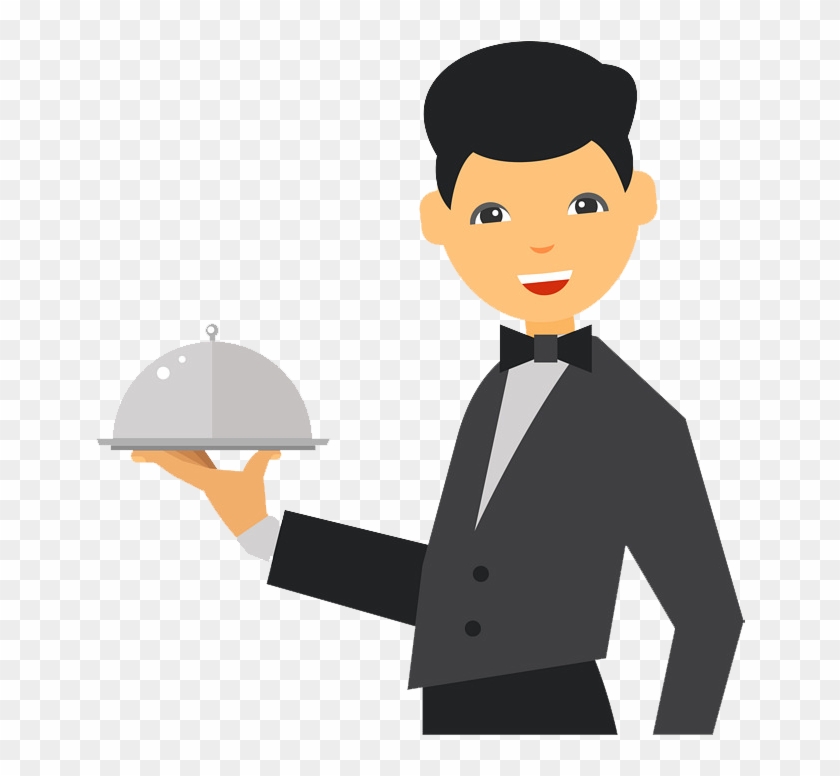 Detail Waiter Clipart Nomer 7