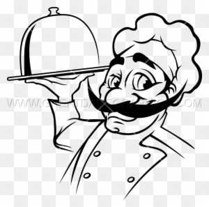 Detail Waiter Clipart Black And White Nomer 19