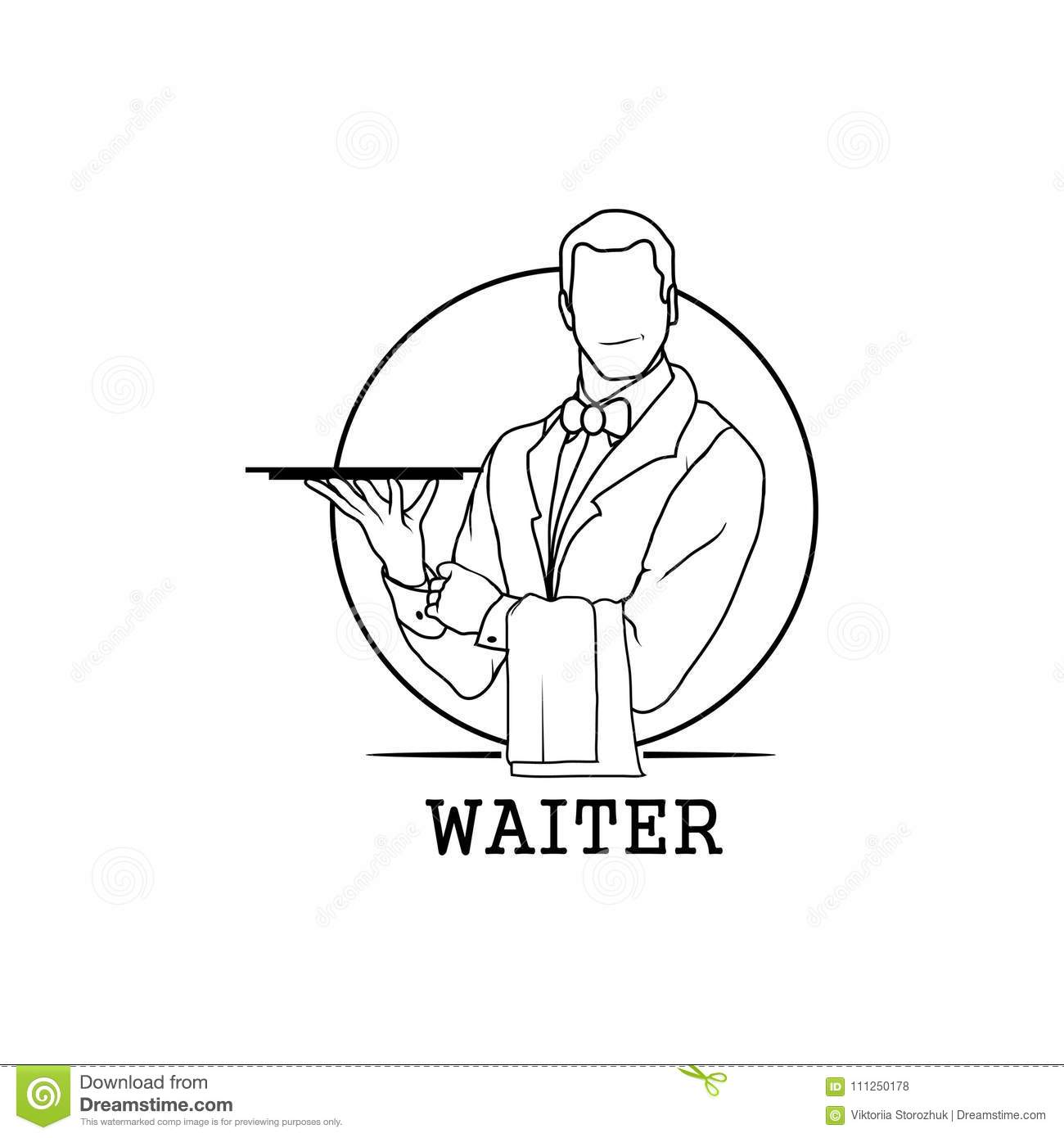 Detail Waiter Icon Nomer 28