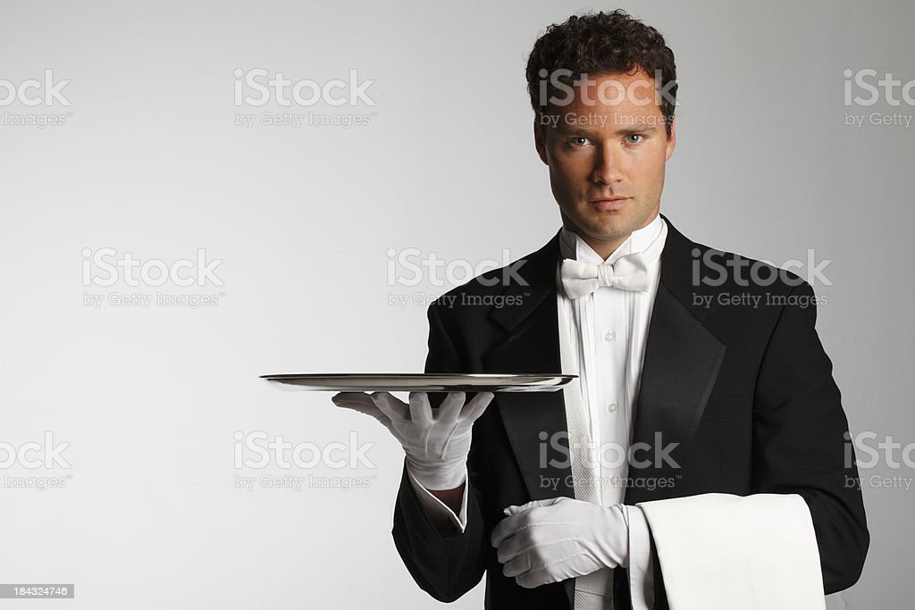 Detail Waiter Stock Photo Nomer 3