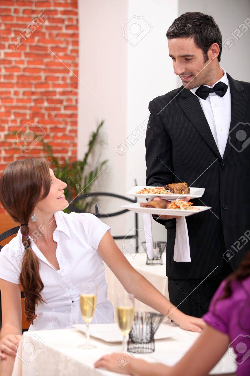 Detail Waiter Stock Photo Nomer 57