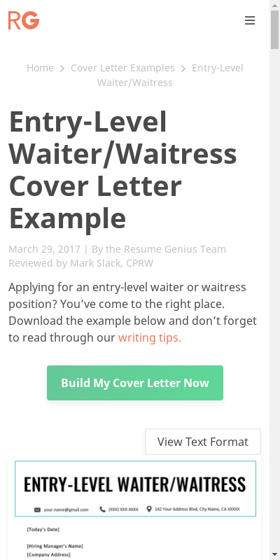 Detail Waitressing Pictures Nomer 32