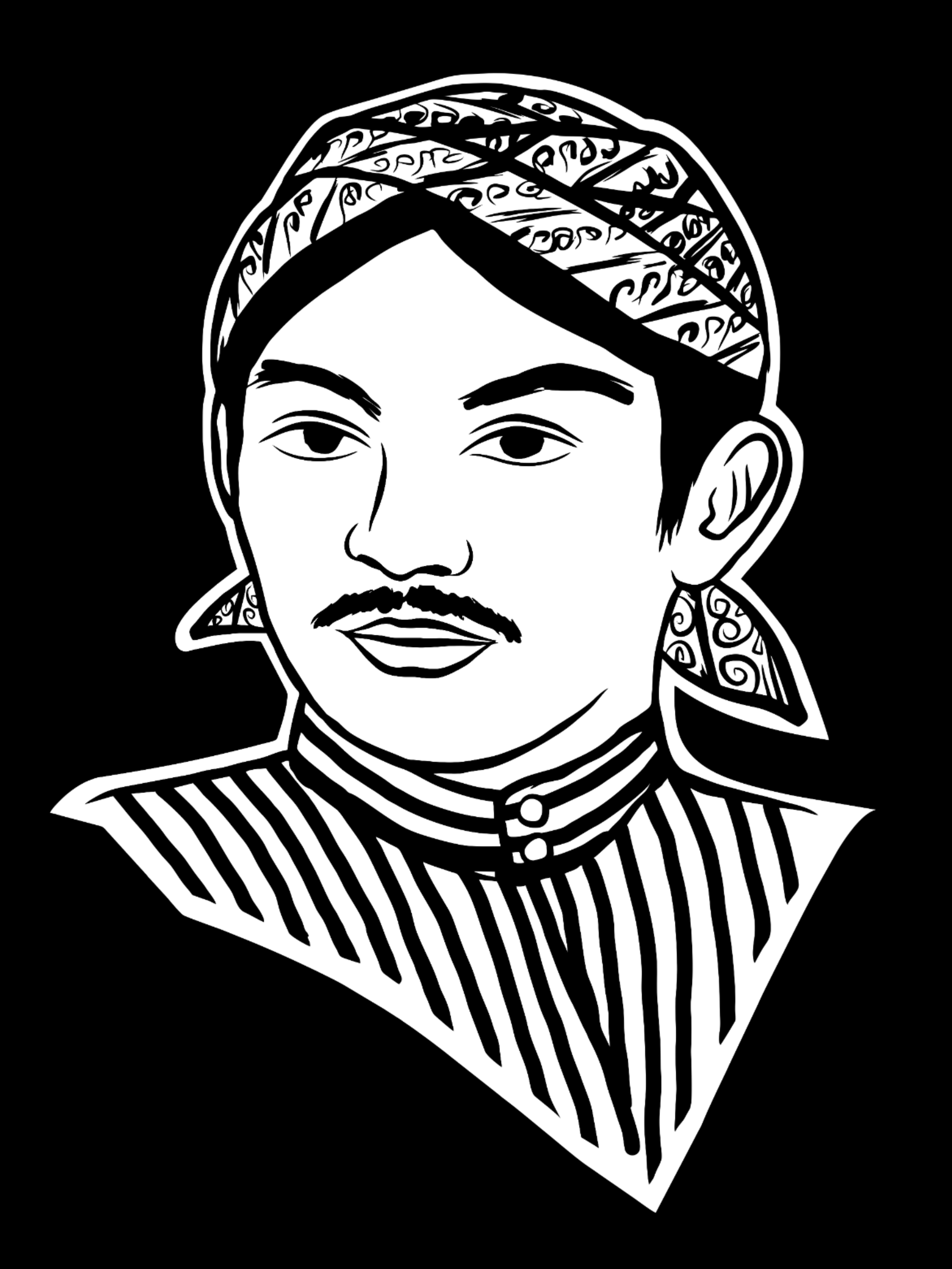 Detail Wali Songo Vector Nomer 16