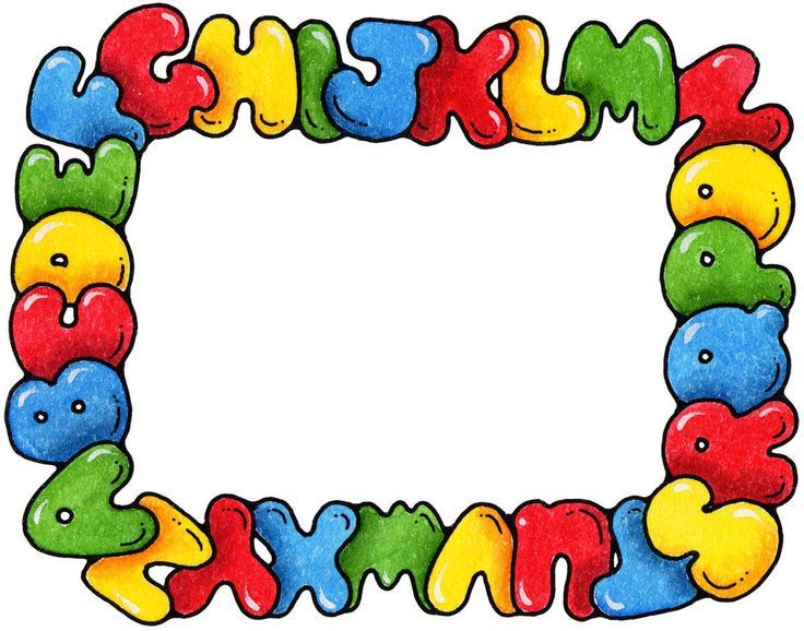 Buchstaben Rahmen Clipart - KibrisPDR