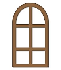 Detail Cardboard Window Frame Nomer 3