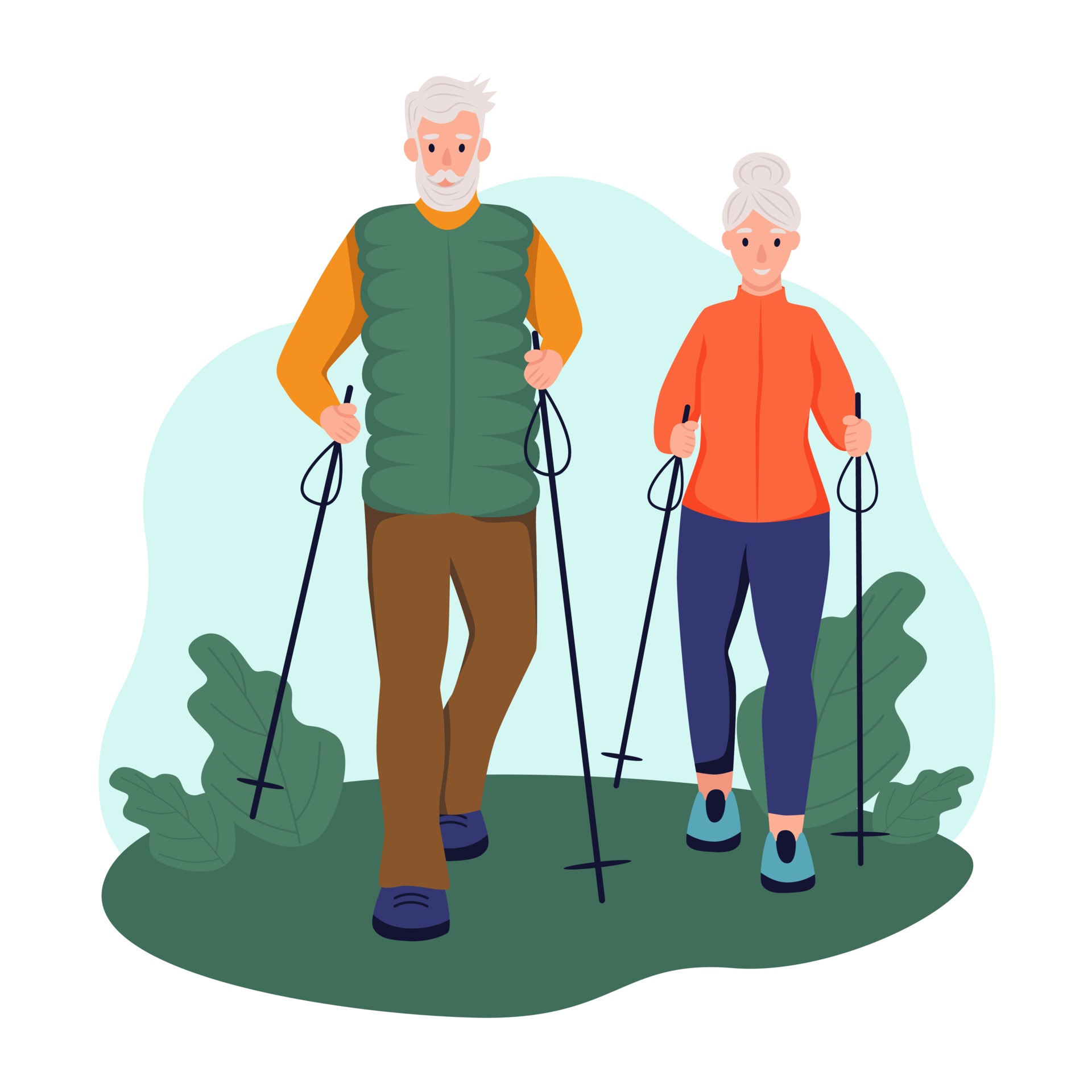 Detail Clipart Nordic Walking Nomer 8