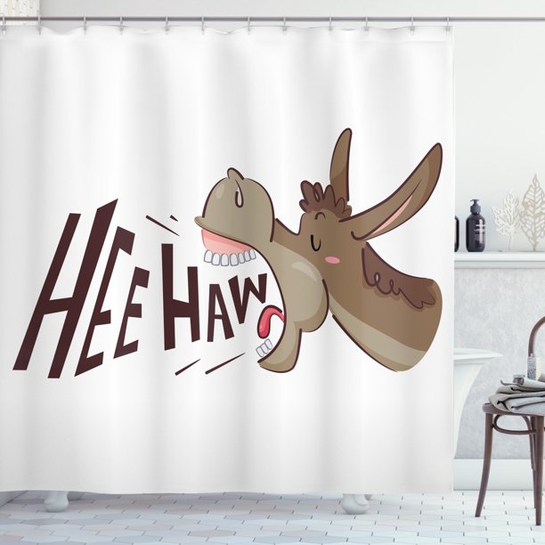 Detail Donkey Shower Curtain Nomer 12