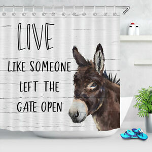 Detail Donkey Shower Curtain Nomer 14