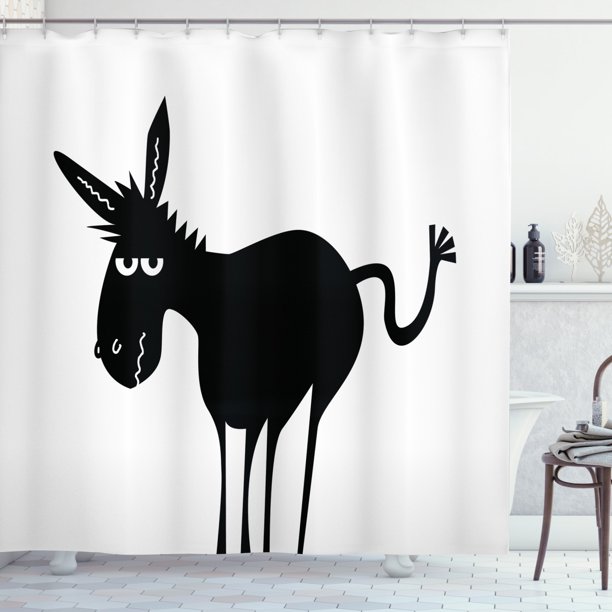 Detail Donkey Shower Curtain Nomer 21