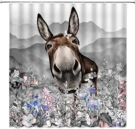 Detail Donkey Shower Curtain Nomer 22