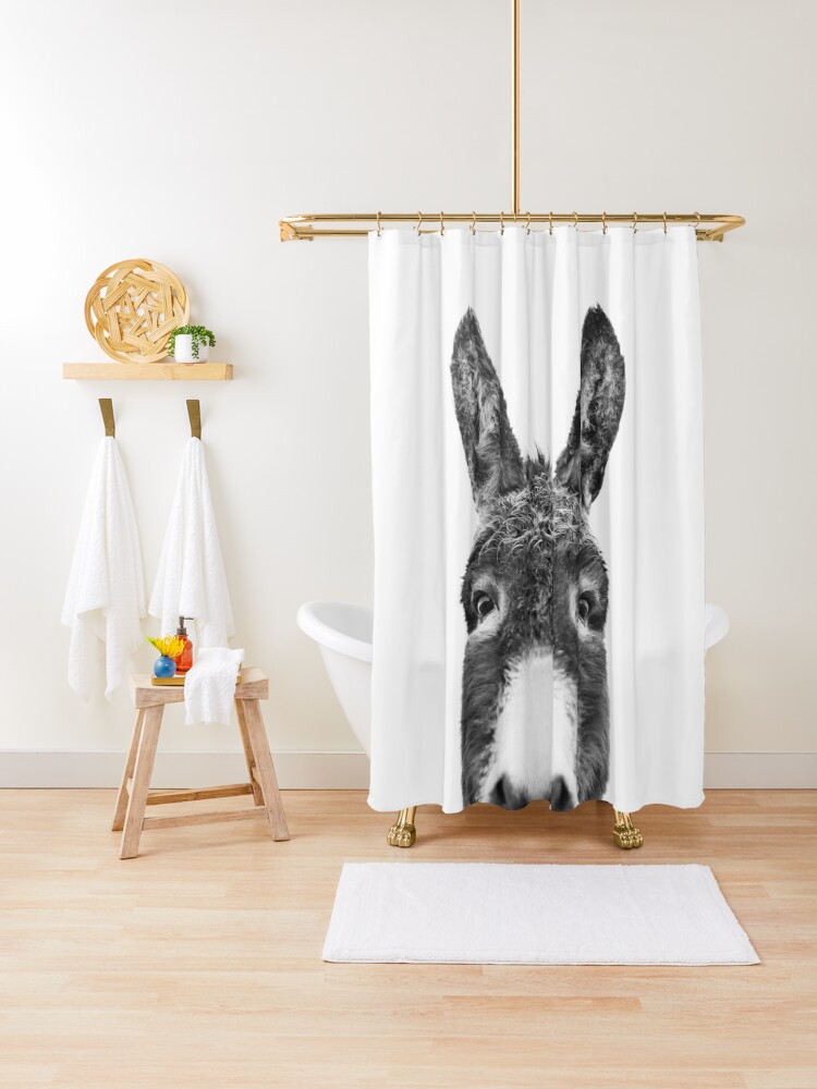 Detail Donkey Shower Curtain Nomer 25