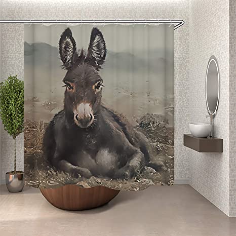 Detail Donkey Shower Curtain Nomer 41