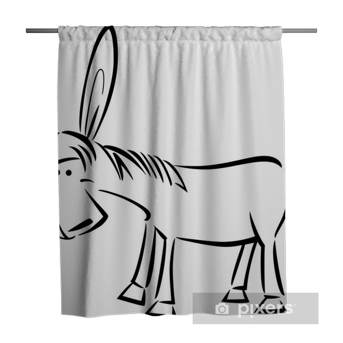 Detail Donkey Shower Curtain Nomer 55