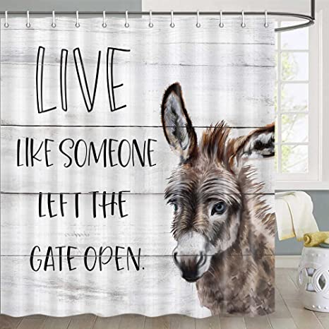 Detail Donkey Shower Curtain Nomer 7