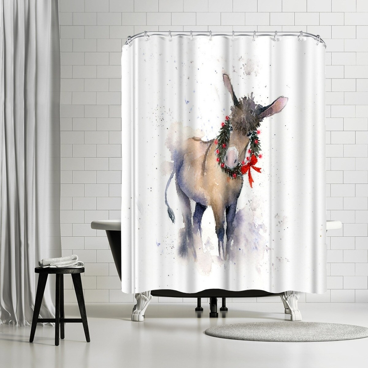 Detail Donkey Shower Curtain Nomer 8
