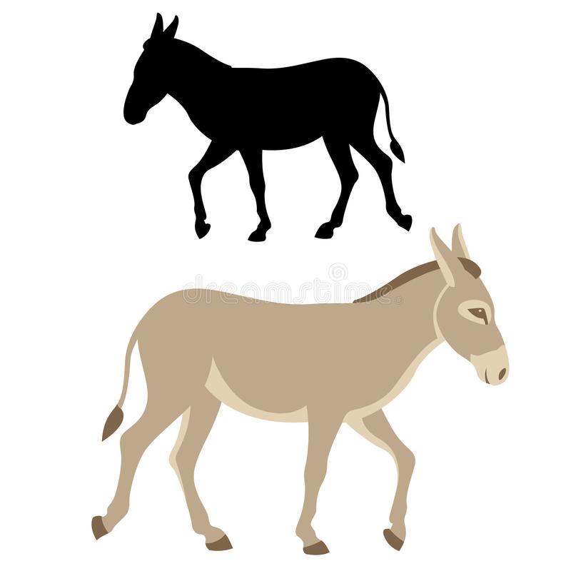 Detail Donkey Silhouette Vector Nomer 37