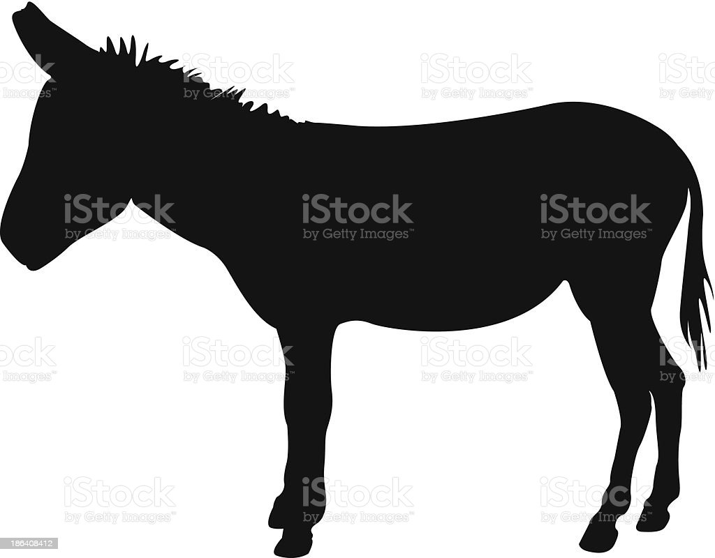 Detail Donkey Silhouette Vector Nomer 7