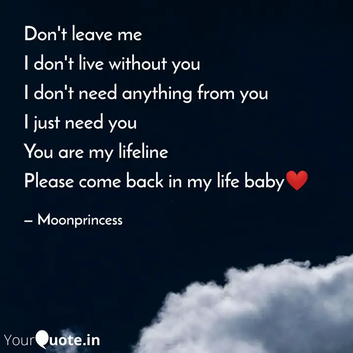 Detail Dont Leave Quotes Nomer 22