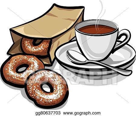 Detail Donut And Coffee Clipart Nomer 15